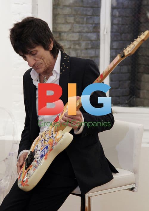 Ronnie Wood Opens Art Exhibition