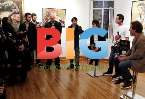 Ronnie Wood Opens 'Faces, Time and Places' Art Exhibit