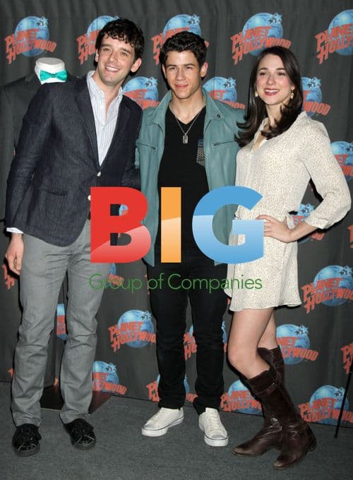 Nick Jonas, Michael Urie promote 'How to Succeed'