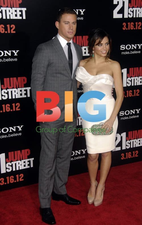 Channing Tatum and Jenna Dewan-Tatum at '21 Jump Street' Premiere