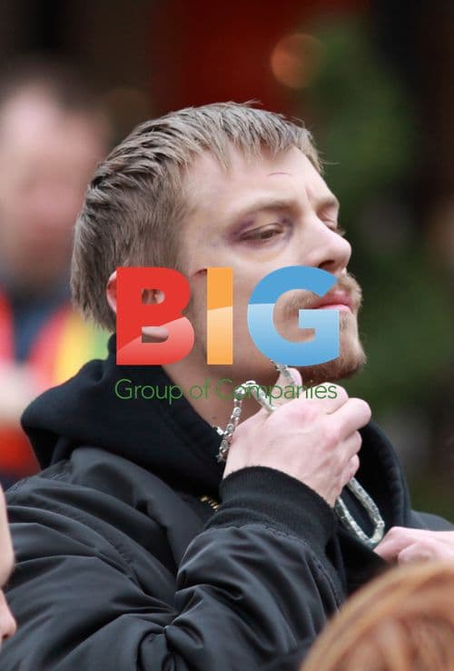 Joel Kinnaman on 'The Killing' Set