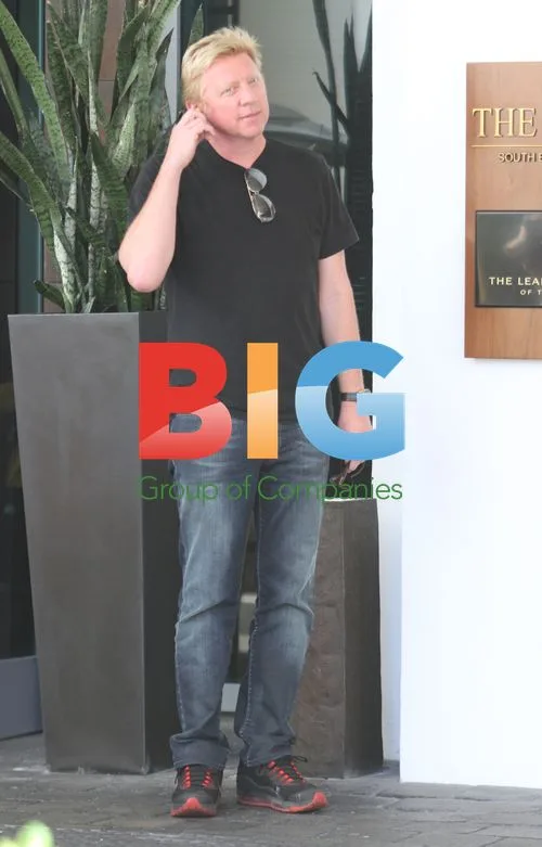 Boris Becker and Family at Miami Beach
