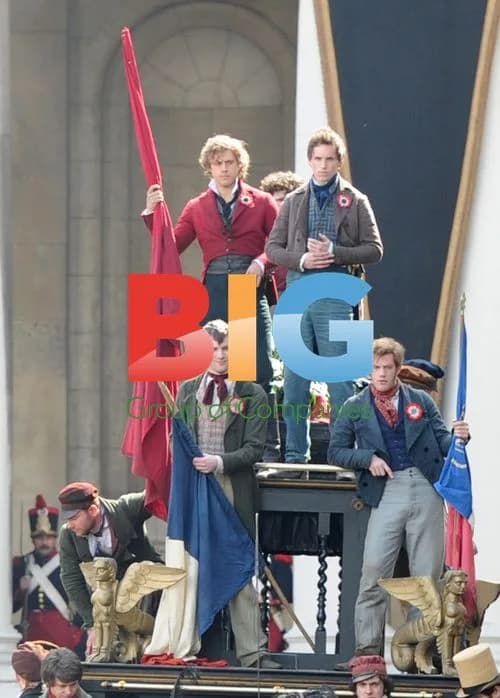 Eddie Redmayne on Les Miserables Set
