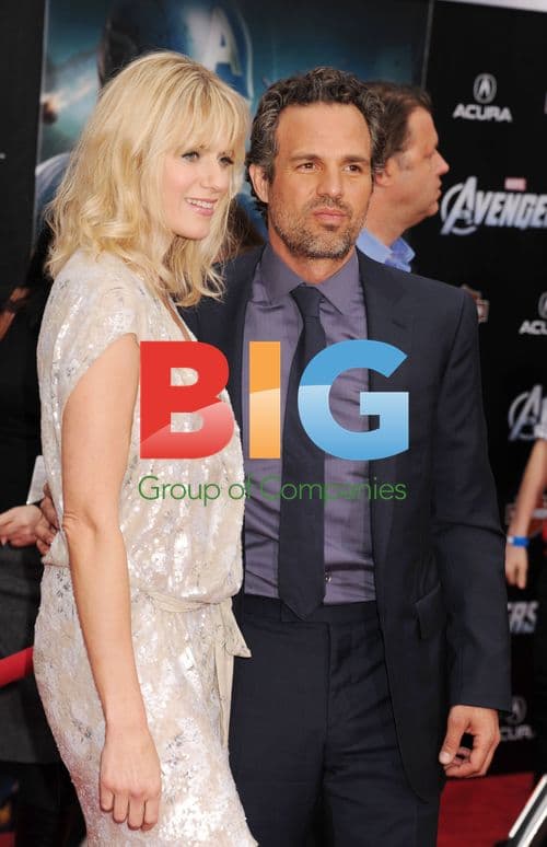 Mark Ruffalo and Sunrise Coigney at Avengers Premiere