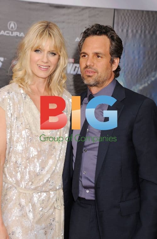 Mark Ruffalo and Sunrise Coigney at 'Marvel's Avengers' Premiere