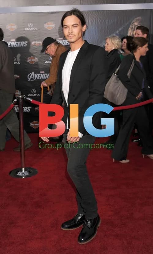 Tyler Blackburn at 'Avengers' Premiere