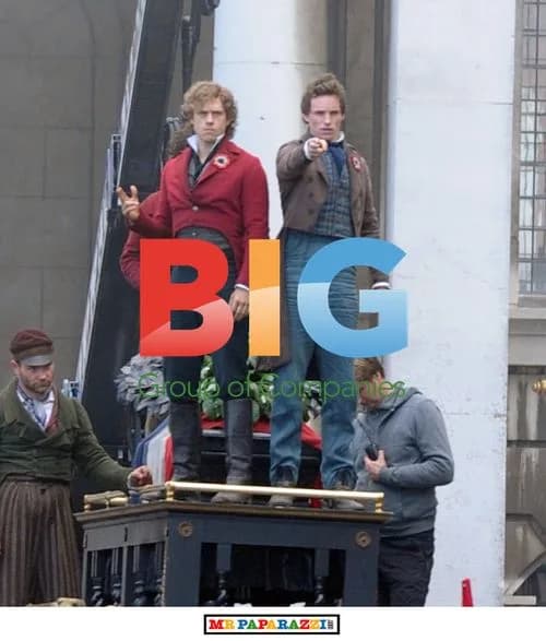 Eddie Redmayne on Les Miserables Set