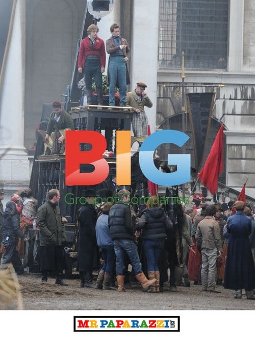 Eddie Redmayne on Les Miserables Set
