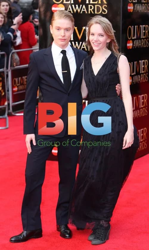 Freddie Fox and Tamzin Merchant at Olivier Awards 2012