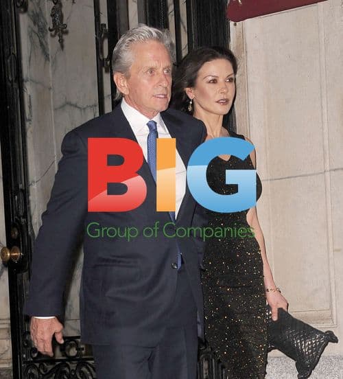 Michael Douglas and Catherine Zeta Jones in NYC