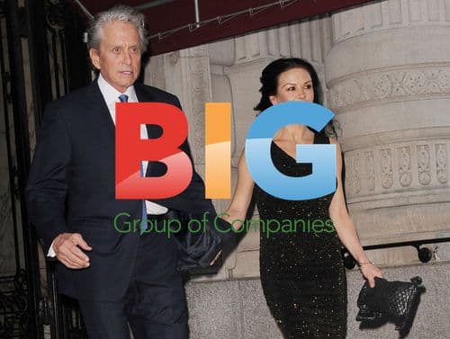 Michael Douglas and Catherine Zeta Jones in NYC