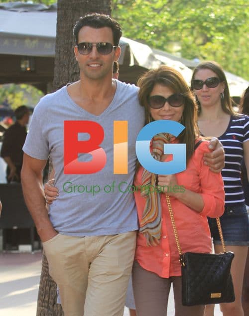 Paula Abdul with boyfriend in Miami