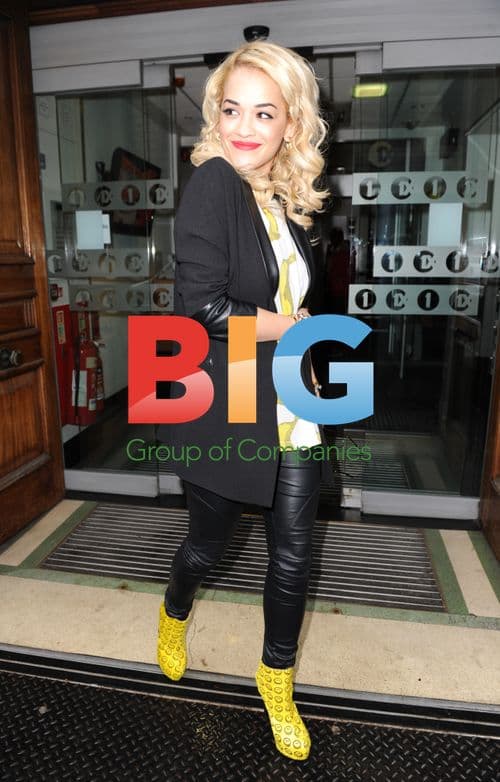 Rita Ora at BBC Radio One Studios