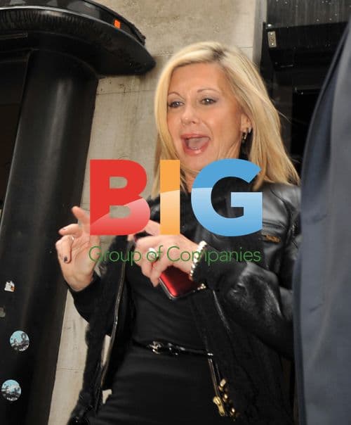 Olivia Newton John at Waterstones