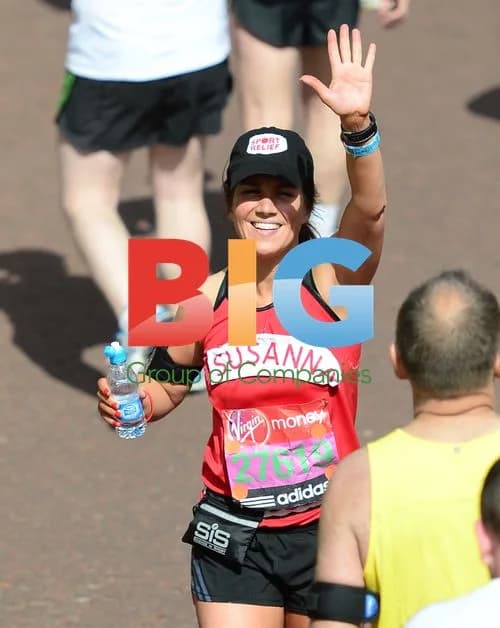 Celebrities at London Marathon 2012