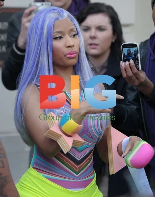 Nicky Minaj at BBC and Kiss FM Studios