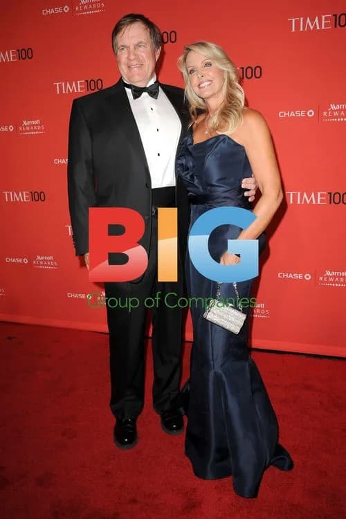 Bill Belichick and Linda Holliday at TIME 100 Gala