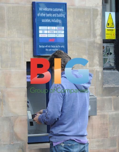 John Bishop Stops at Cash Machine