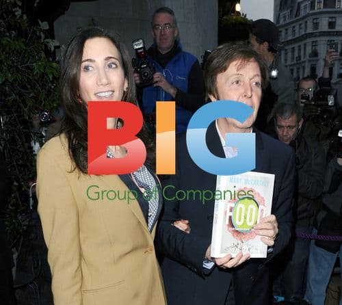 Paul McCartney and Nancy Shevell at 'Food' book launch