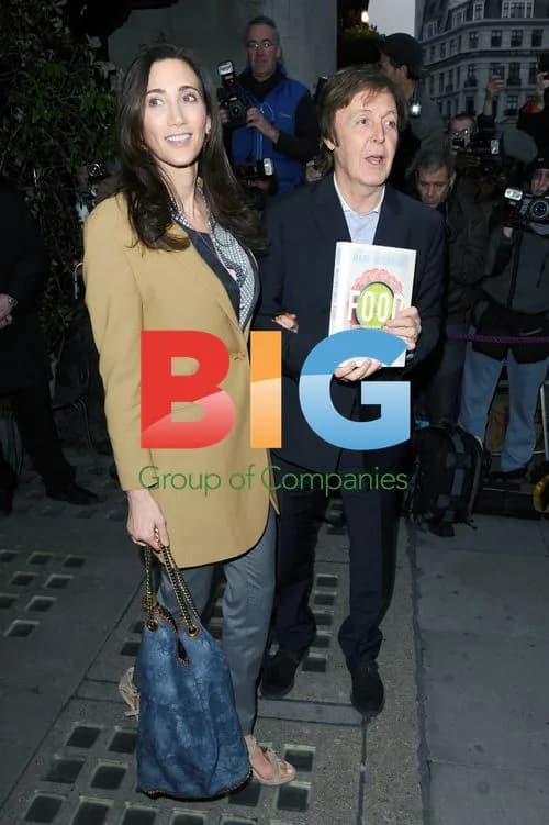 Paul McCartney and Nancy Shevell at 'Food' book launch