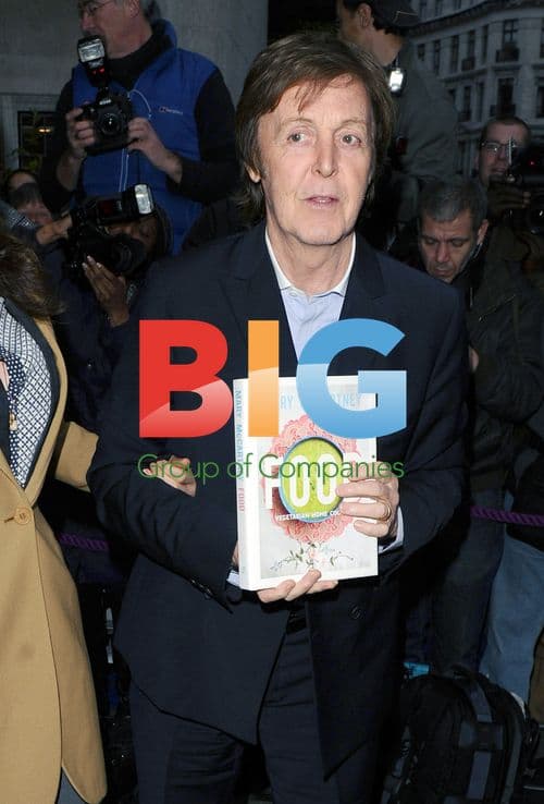 Paul McCartney and Nancy Shevell at 'Food' Book Launch