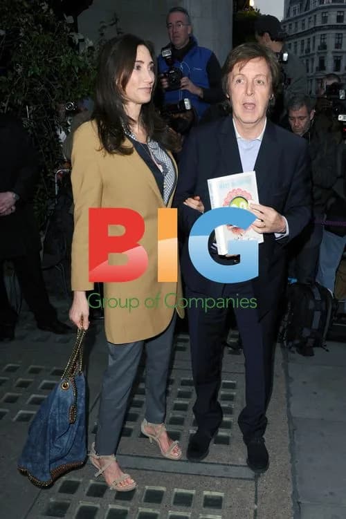 Paul McCartney and Nancy Shevell at Book Launch