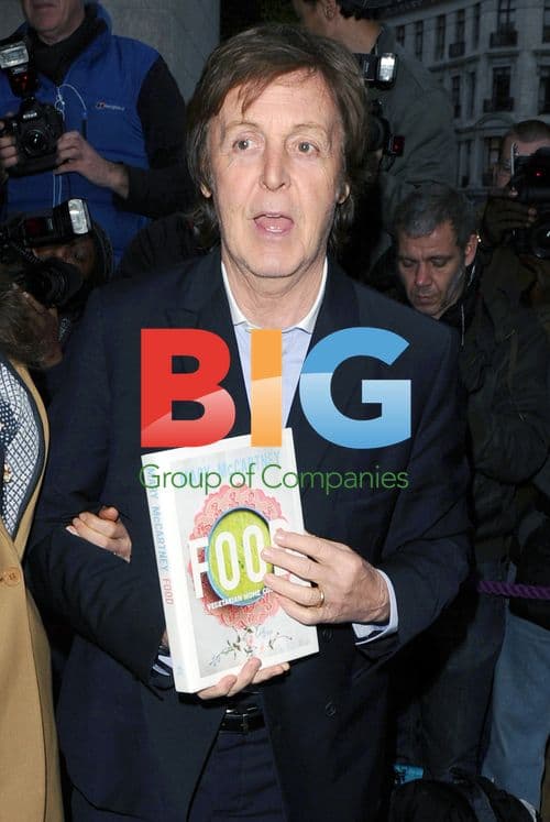 Paul McCartney and Nancy Shevell at 'Food' Book Launch