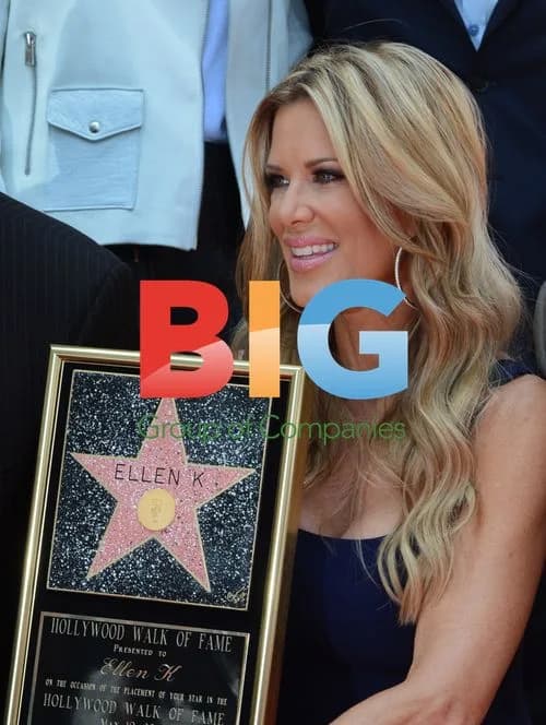 Ellen K Honored with Hollywood Star