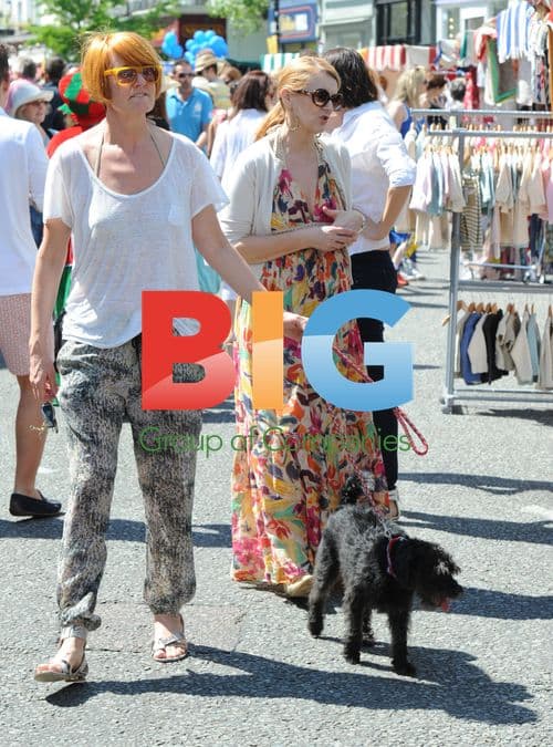 Mary Portas and Melanie Rickey Out Shopping