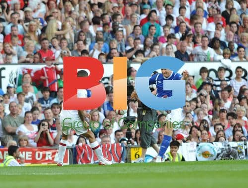 Aston Merrygold and Will Ferrell at Soccer Aid 2012