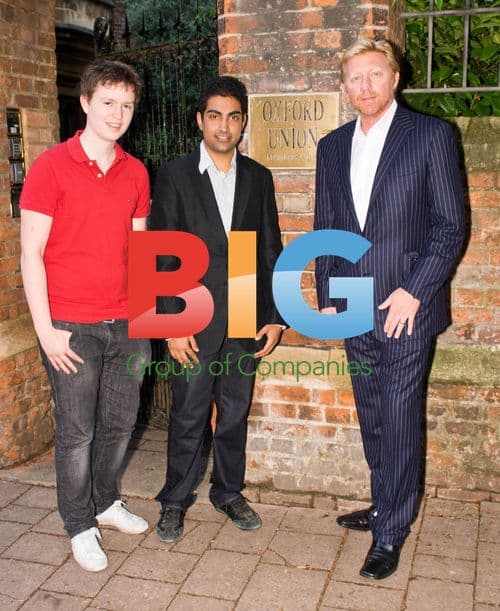 Boris Becker speaks at Oxford Union