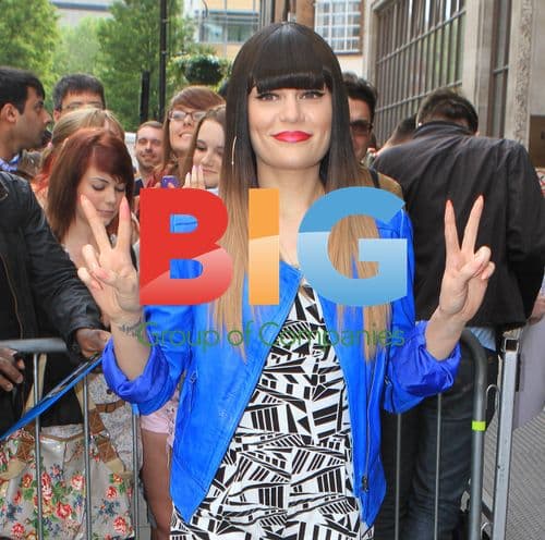 Jessie J with Fans at BBC Radio One