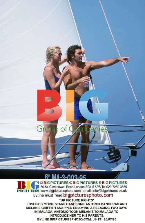Antonio Banderas and Melanie Griffith in Malaga