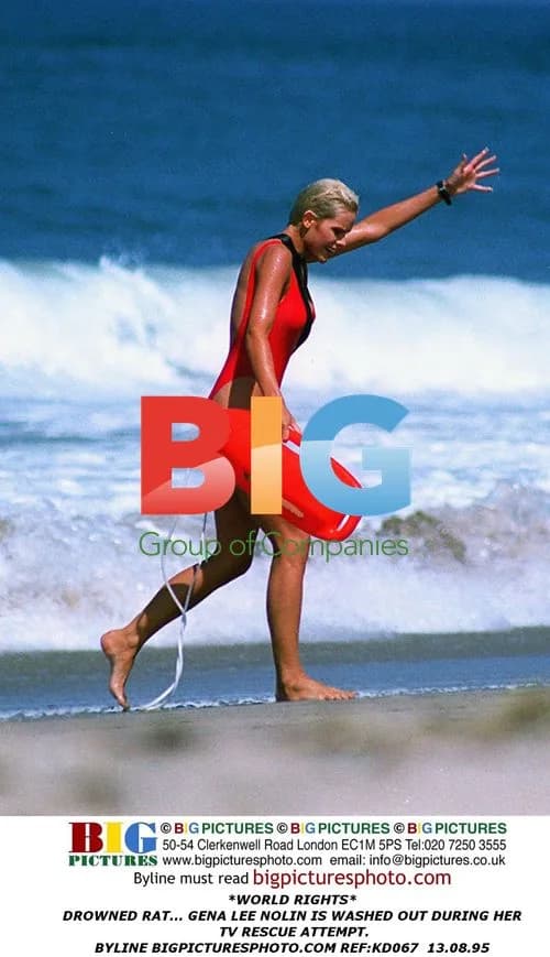 Gena Lee Nolin Washed Out During Baywatch Rescue