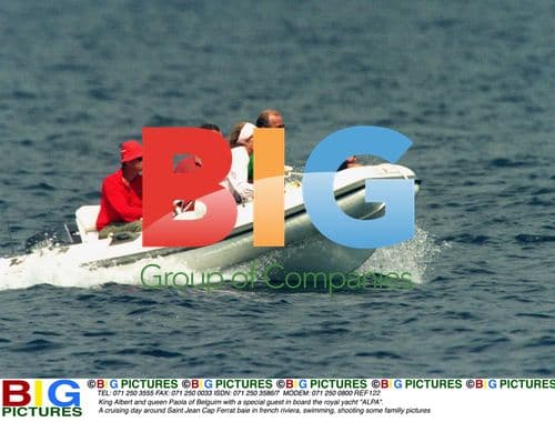 King Albert and Queen Paola on Royal Yacht