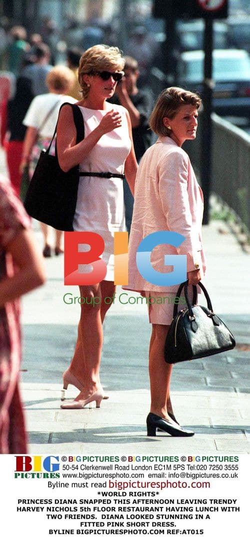 Princess Diana Leaving Harvey Nichols
