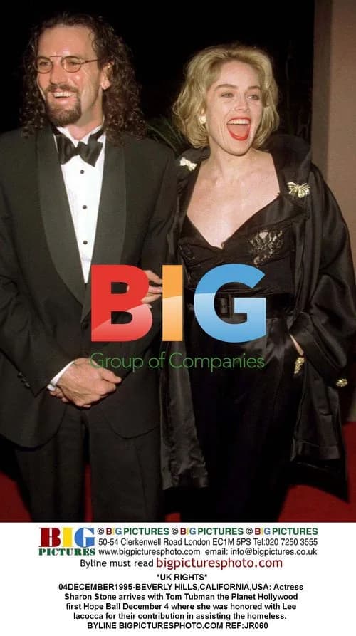 Sharon Stone and Tom Tubman at Hope Ball