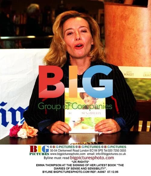 Emma Thompson at Book Signing