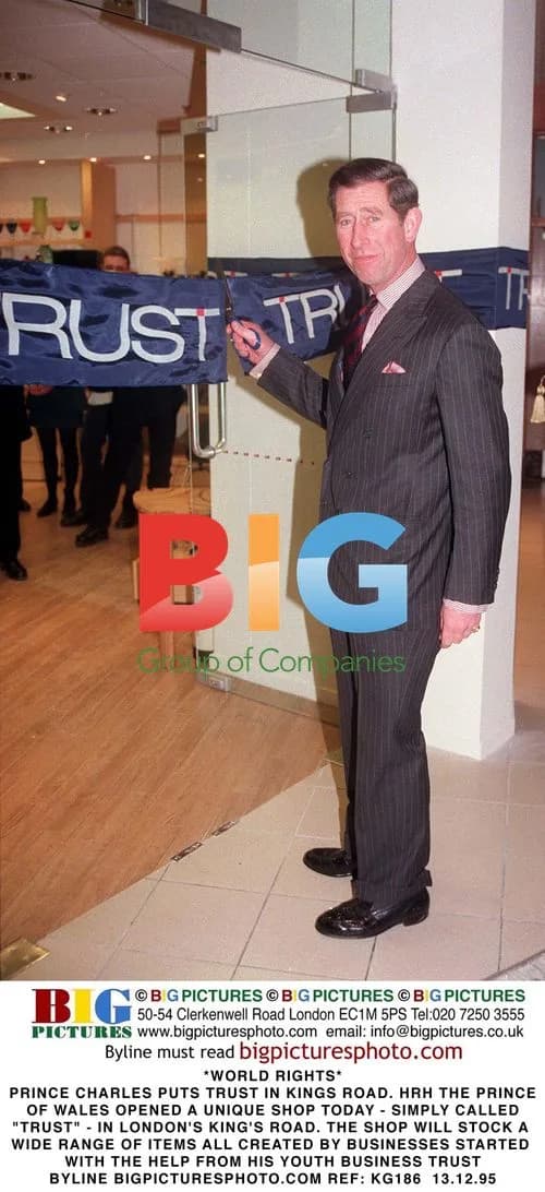 Prince Charles Opens 'Trust' Shop