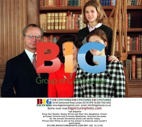 Swedish Royal Family Christmas Photo Call