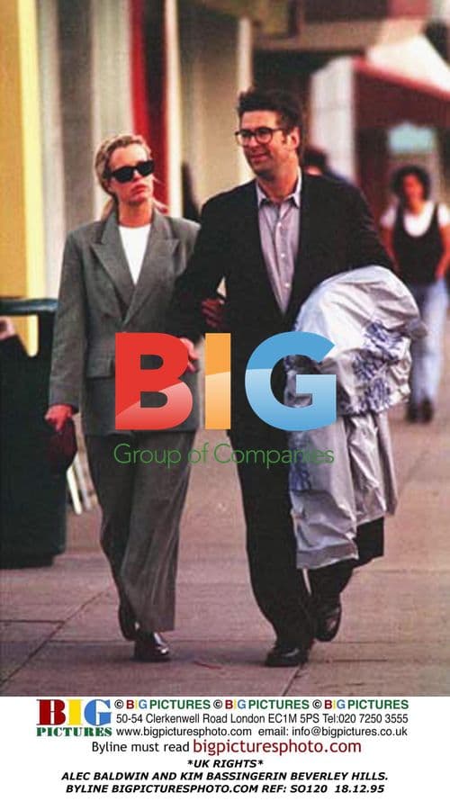 Alec Baldwin and Kim Bassinger in Beverley Hills