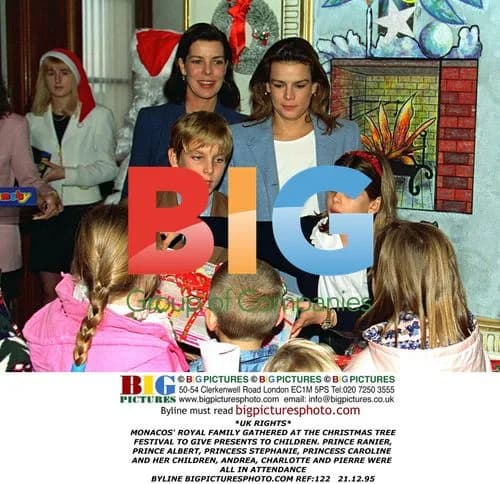 Monaco's Royal Family at Christmas Tree Festival