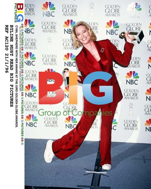 Cybil Shepherd at Golden Globe Awards