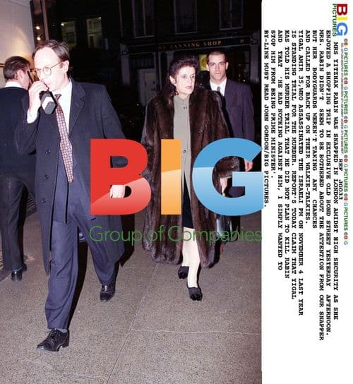 Rabin Widow Spotted Shopping in London