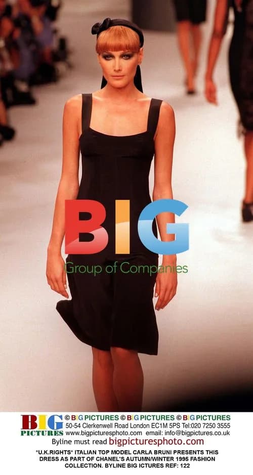 Carla Bruni Presents Chanel A/W 95 Dress