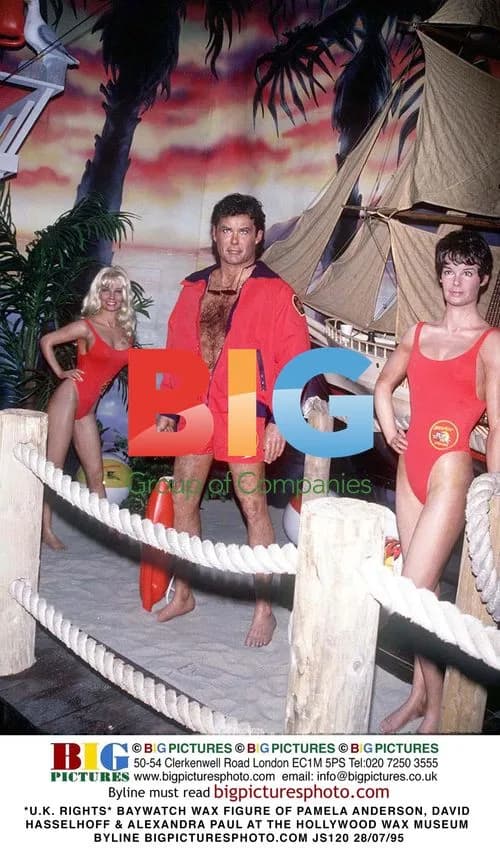 Baywatch Wax Figures at Hollywood Museum