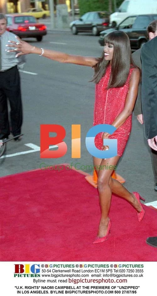 Naomi Campbell at "Unzipped" Premiere