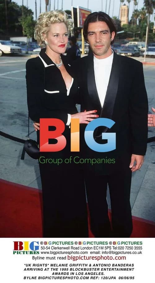 Melanie Griffith & Antonio Banderas at 1995 Blockbuster Awards