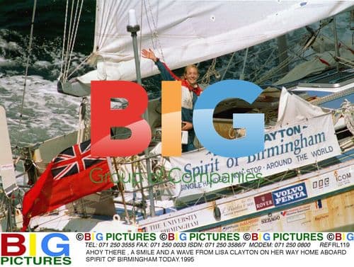 Lisa Clayton waves aboard Spirit of Birmingham