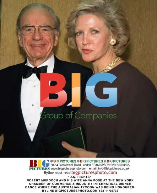 Rupert Murdoch and Wife Anna at Dinner Dance